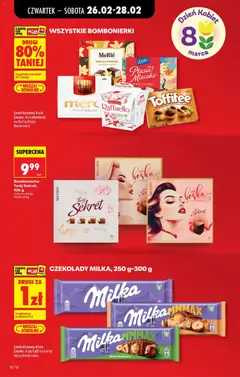 Pogląd oferty "Bombonierka Twój Sekret, 106 g, różne rodzaje" - ważna od 26.02.2026 | Strona: 14