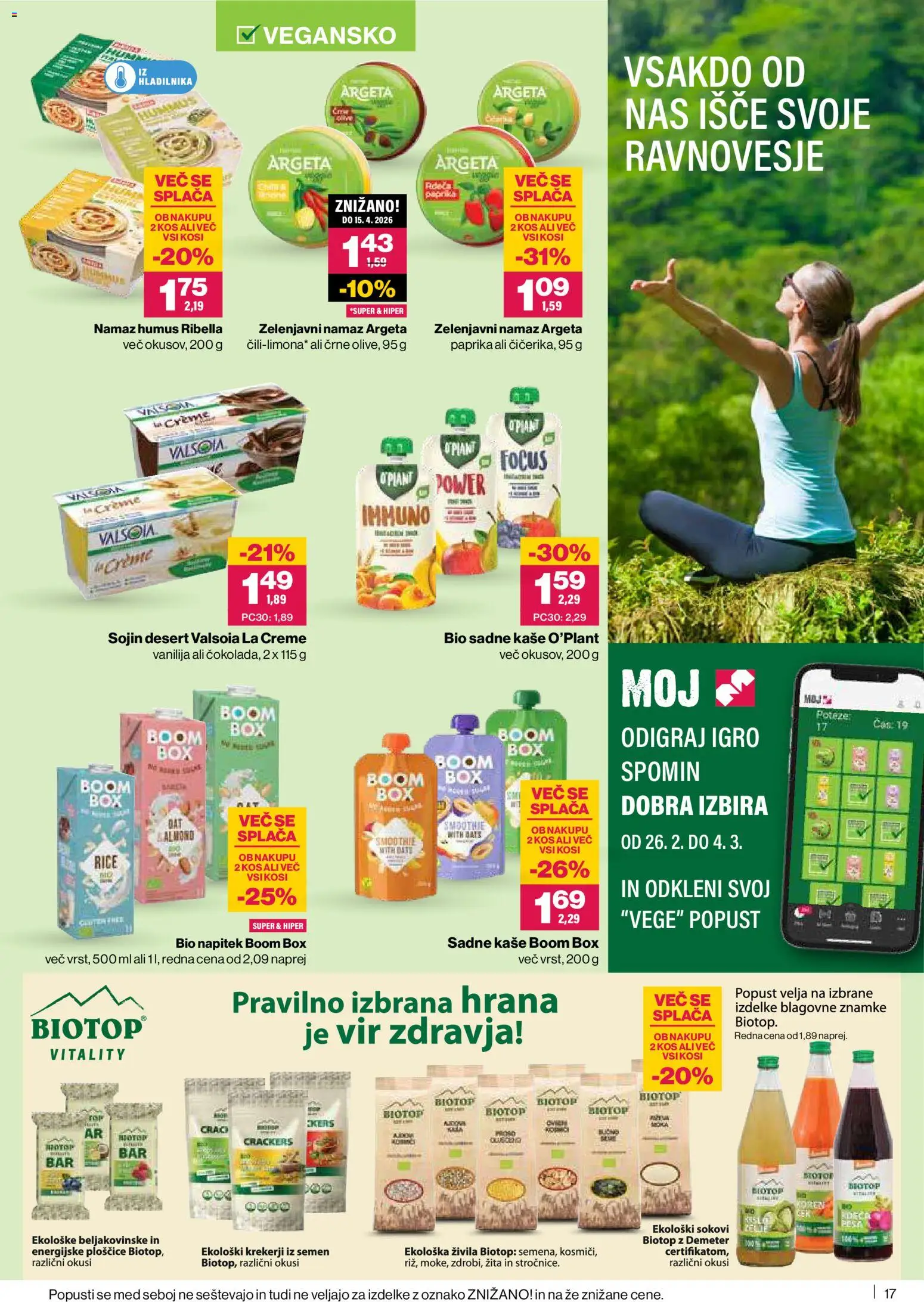 Novi Mercator katalog ponudbe – veljaven od 26.02.2026 | Stran: 17 | Izdelki: Paprika, Namaz, Kos, Ploščice