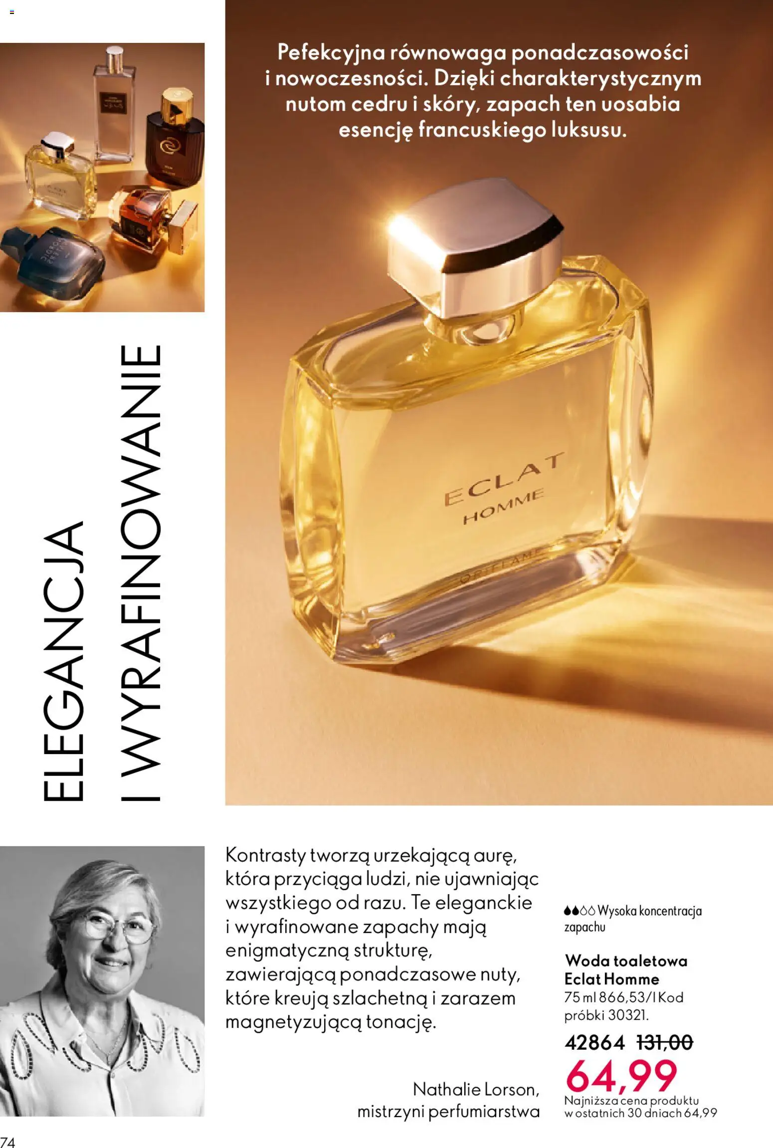 Oriflame Katalog 6 2026 od 15.04.2026 | Strona: 74 | Produkty: Zapach, Woda toaletowa, Woda