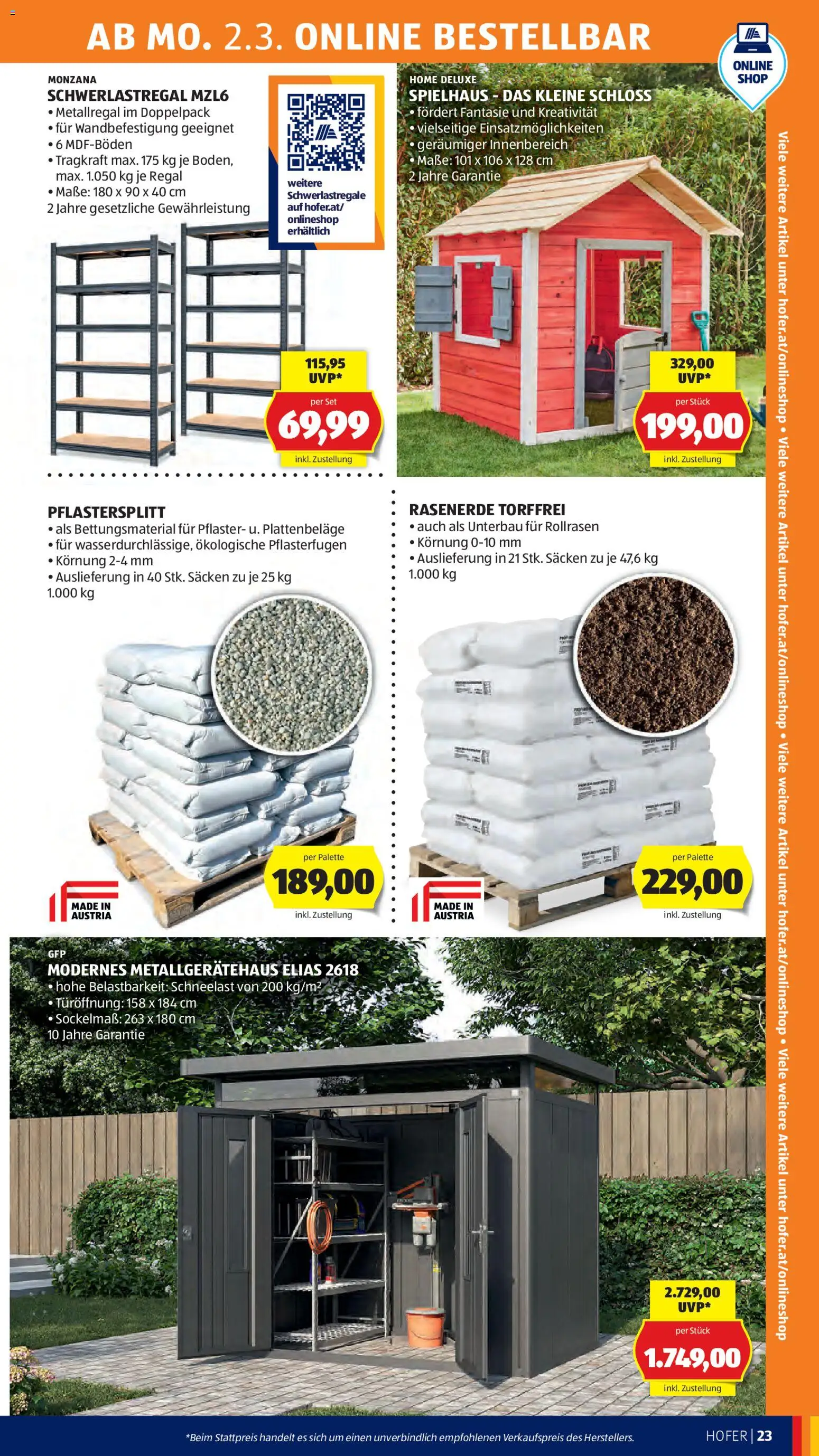 Hofer Flugblatt gültig ab 25.02.2026 | Seite: 27 | Produkte: Regal