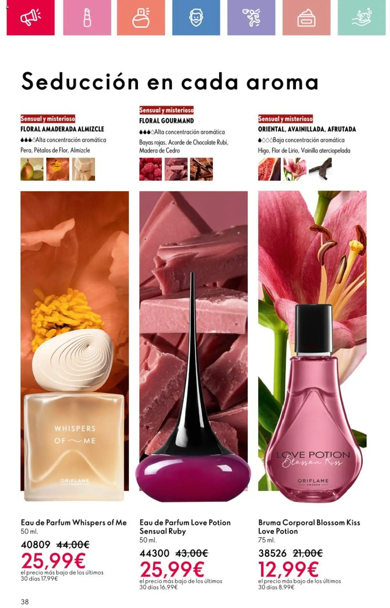 Oriflame - Catálogo Campaña 12 │ válido desde el 24.08.2025 | Página: 38 | Productos: Chocolate, Eau de parfum