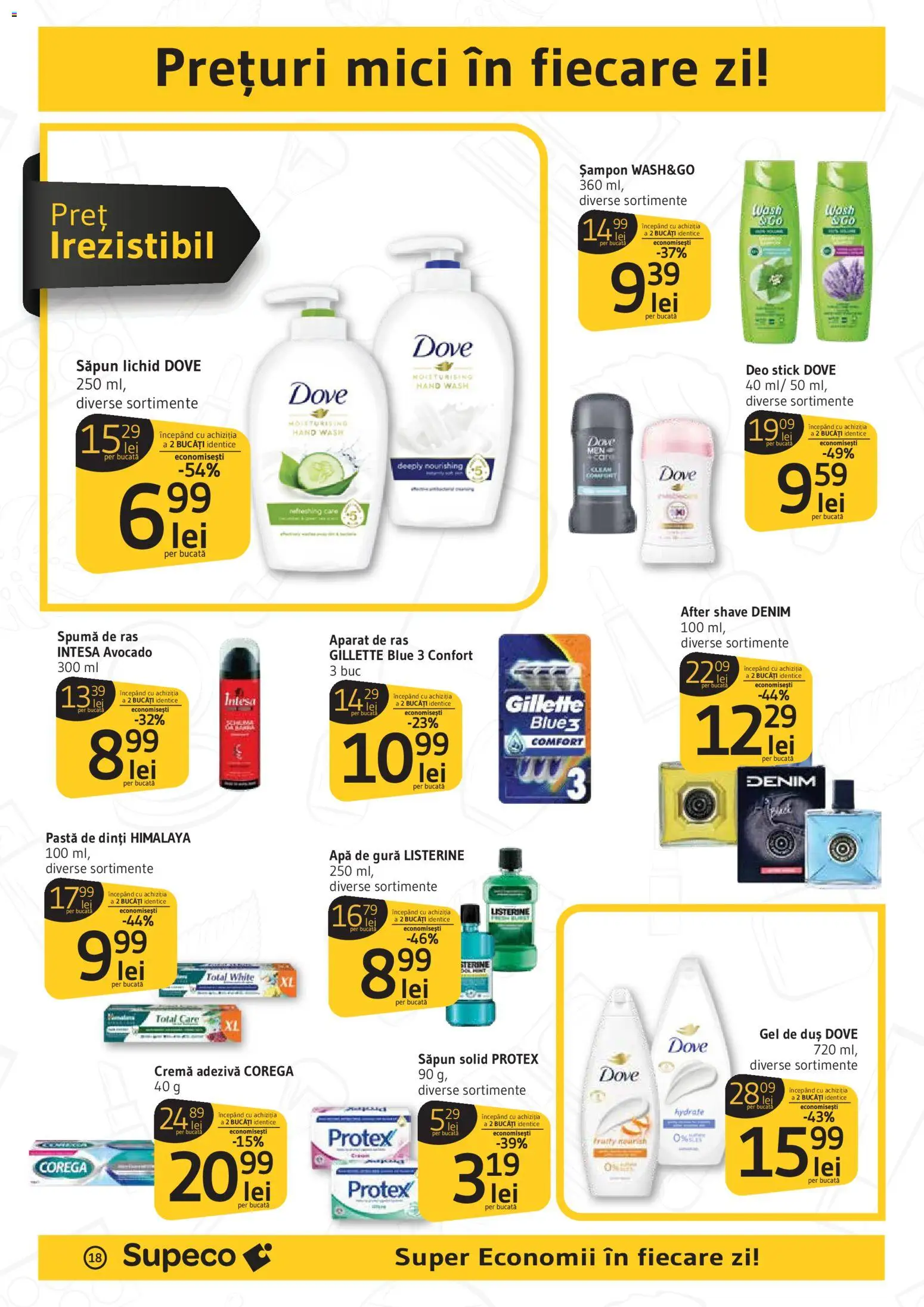 Noul catalog Supeco – valabil de la 19.03.2026 | Pagină: 18 | Produse: After shave, Pomelo, Cremă, Spumă de ras