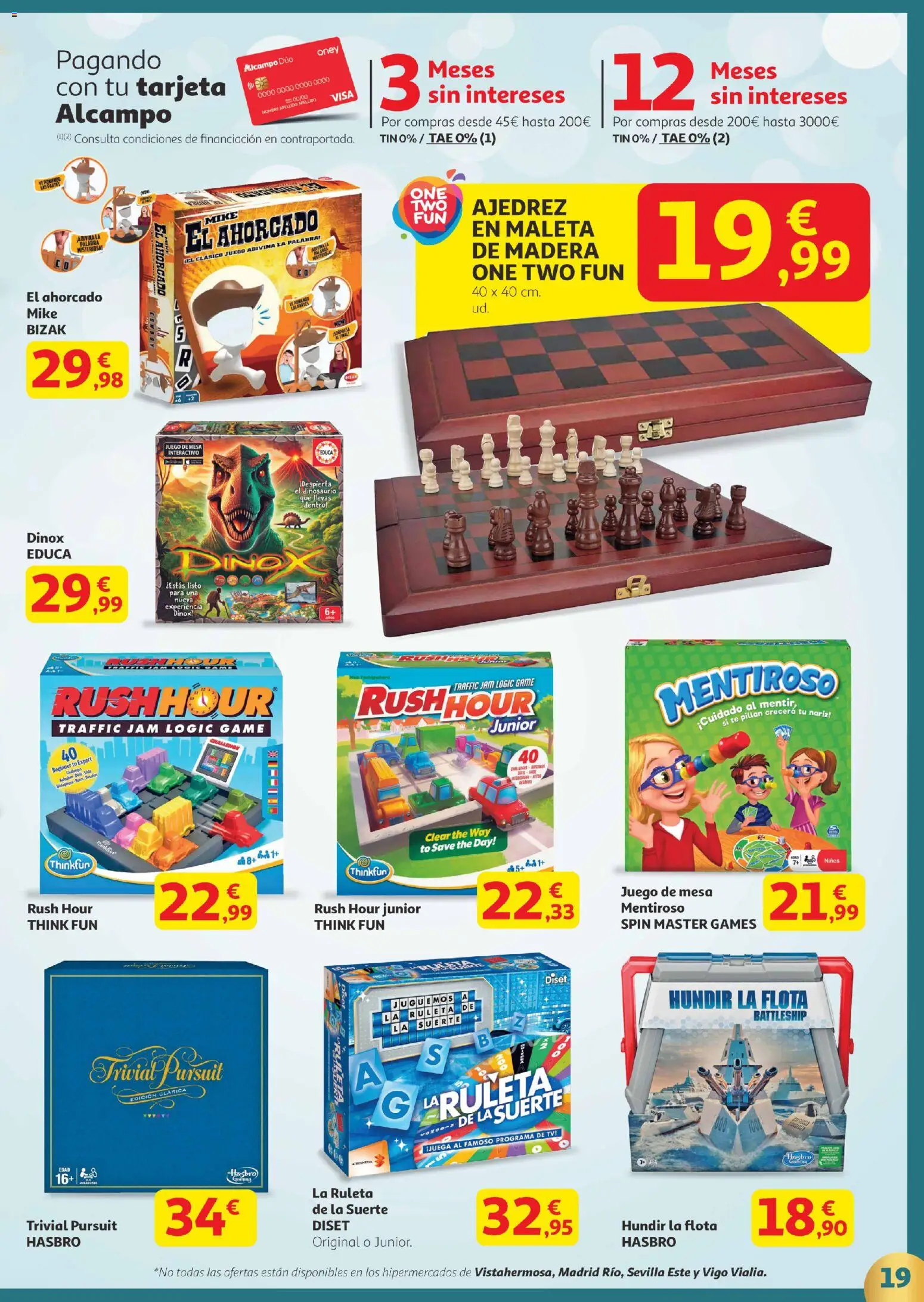 Alcampo - Canarias │ válido desde el 18.12.2025 | Página: 19 | Productos: Maleta, Té, Mesa