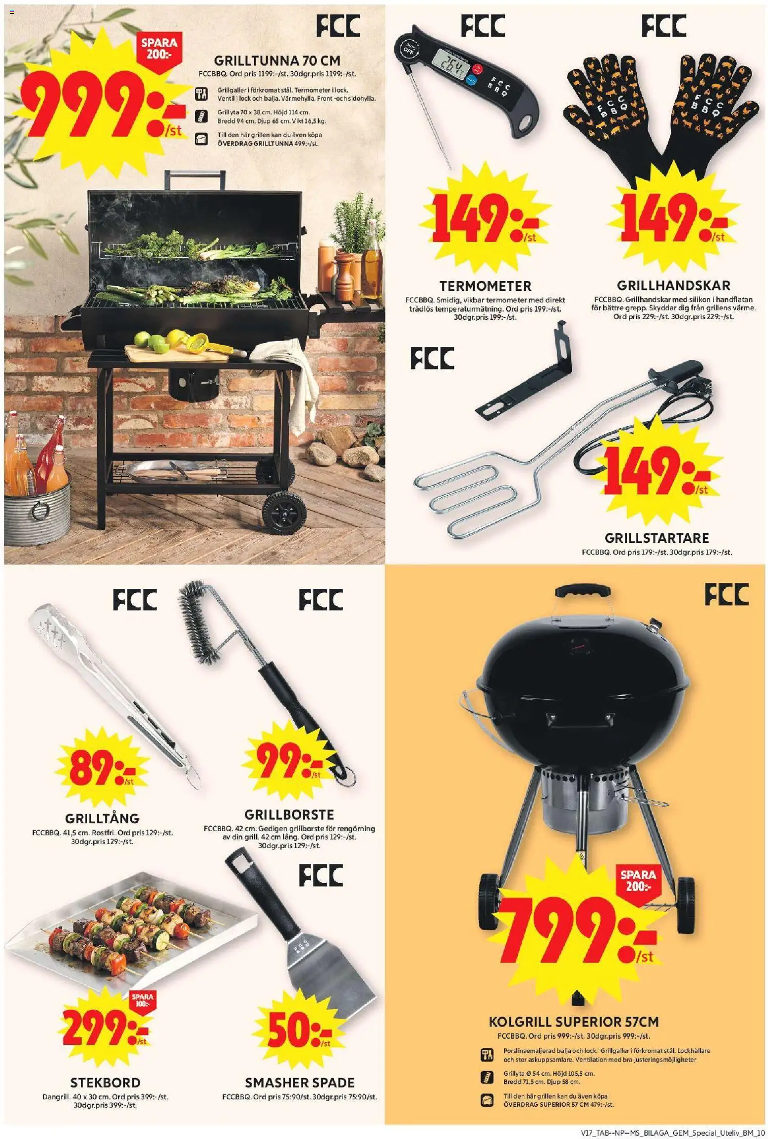 ICA Maxi reklamblad aktuell från 20.04.2026 | Sida: 28 | Produkter: Grill, Spade, Kolgrill, Balja
