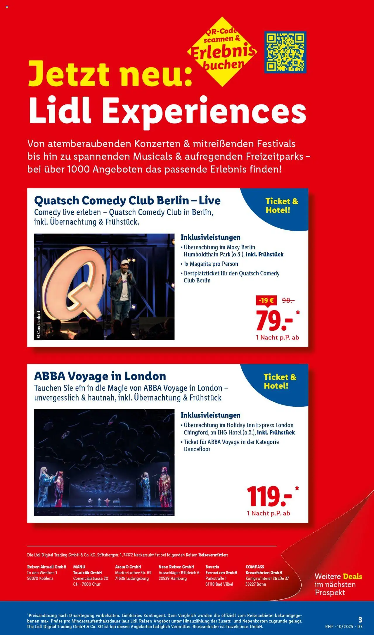 Lidl Reisen Prospekt 	 – gültig ab 26.09.2025 | Seite: 3 | Produkte: Bad