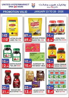 Preview of United Hypermarket - Offers valid from 23.01.2026 | Page: 11 | Products: Džús, Čaj