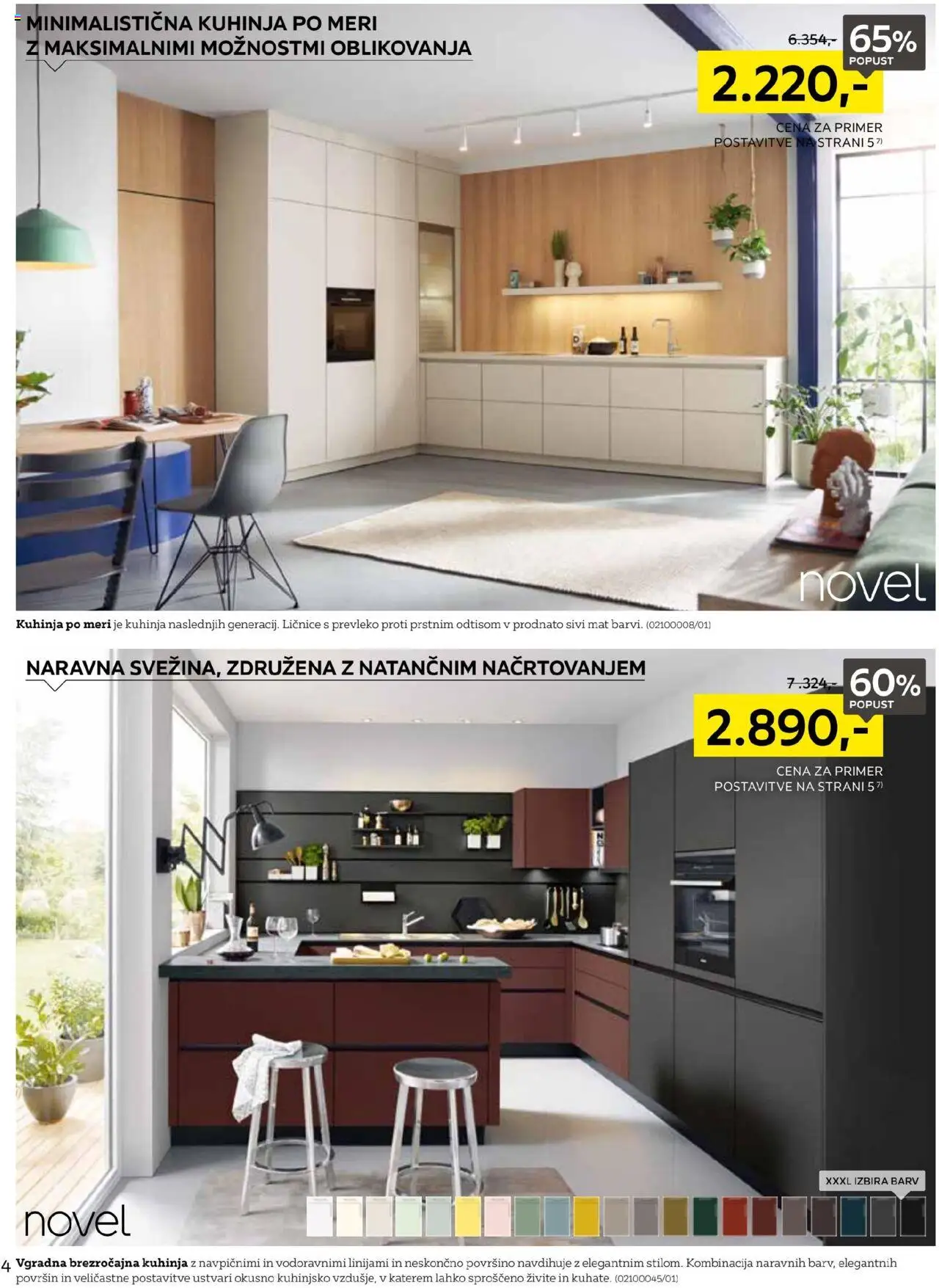XXXL Lesnina katalog popolna kuhinja │ velja od 19.08.2025 | Stran: 4 | Izdelki: Kuhinja