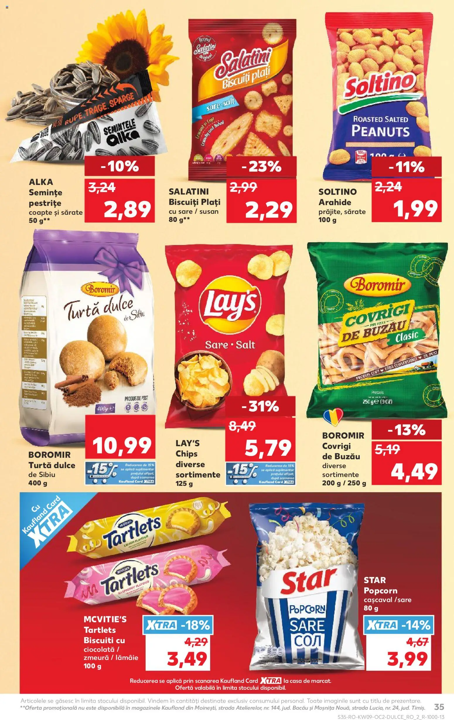 Noul catalog Kaufland – valabil de la 25.02.2026 | Pagină: 35 | Produse: Cort, Arahide, Semințe, Lămâie