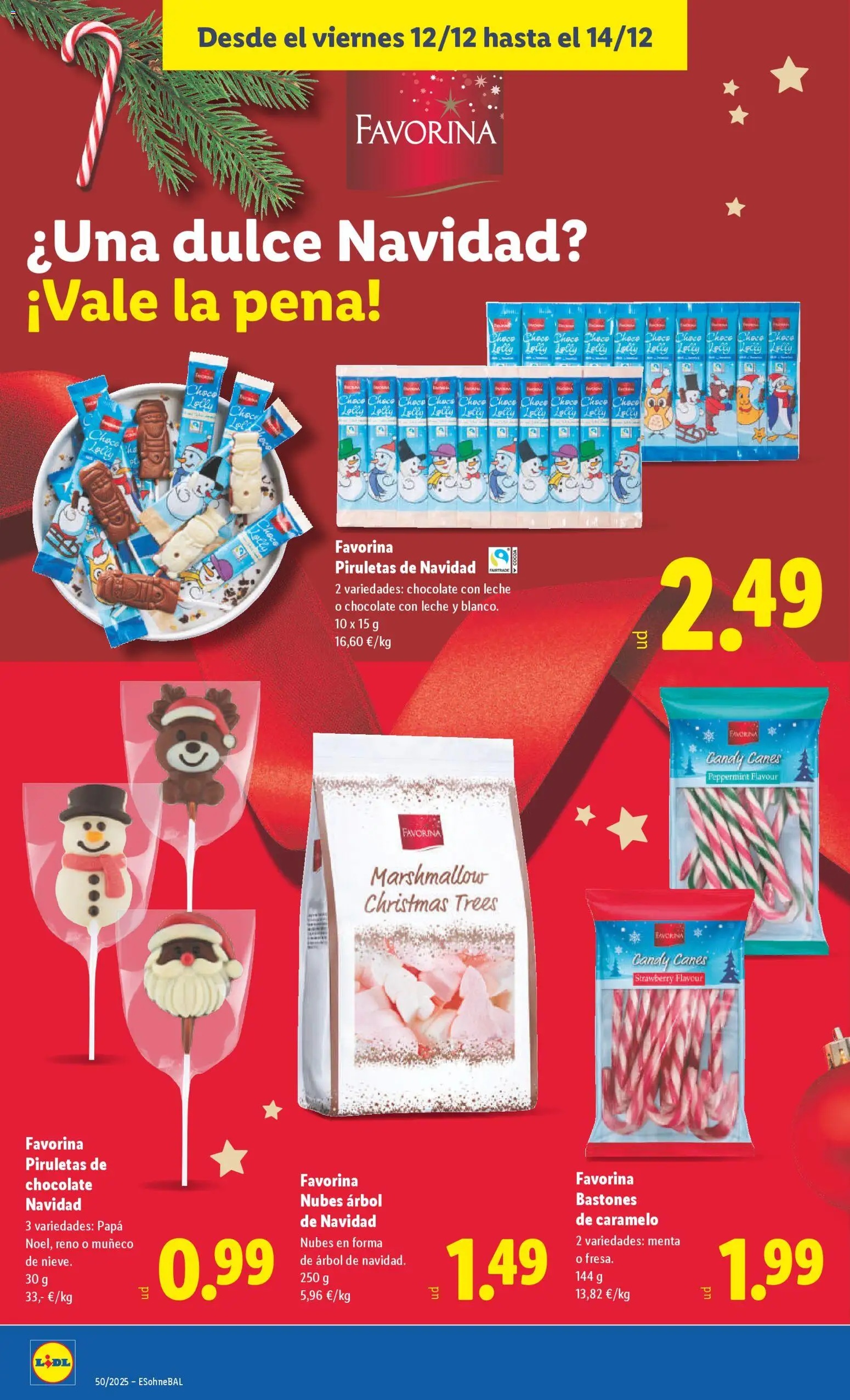 Lidl folleto │ válido desde el 08.12.2025 | Página: 48 | Productos: Leche, Chocolate, Chocolate con leche