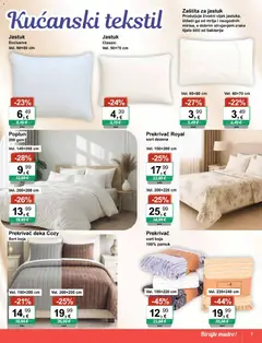 KTC - Katalog igračke i tekstil - Pregled kataloga iz trgovine KTC, vrijedi od 11.01.2026 | Stranica: 7 | Proizvodi: Jastuk, Poplun, Deka
