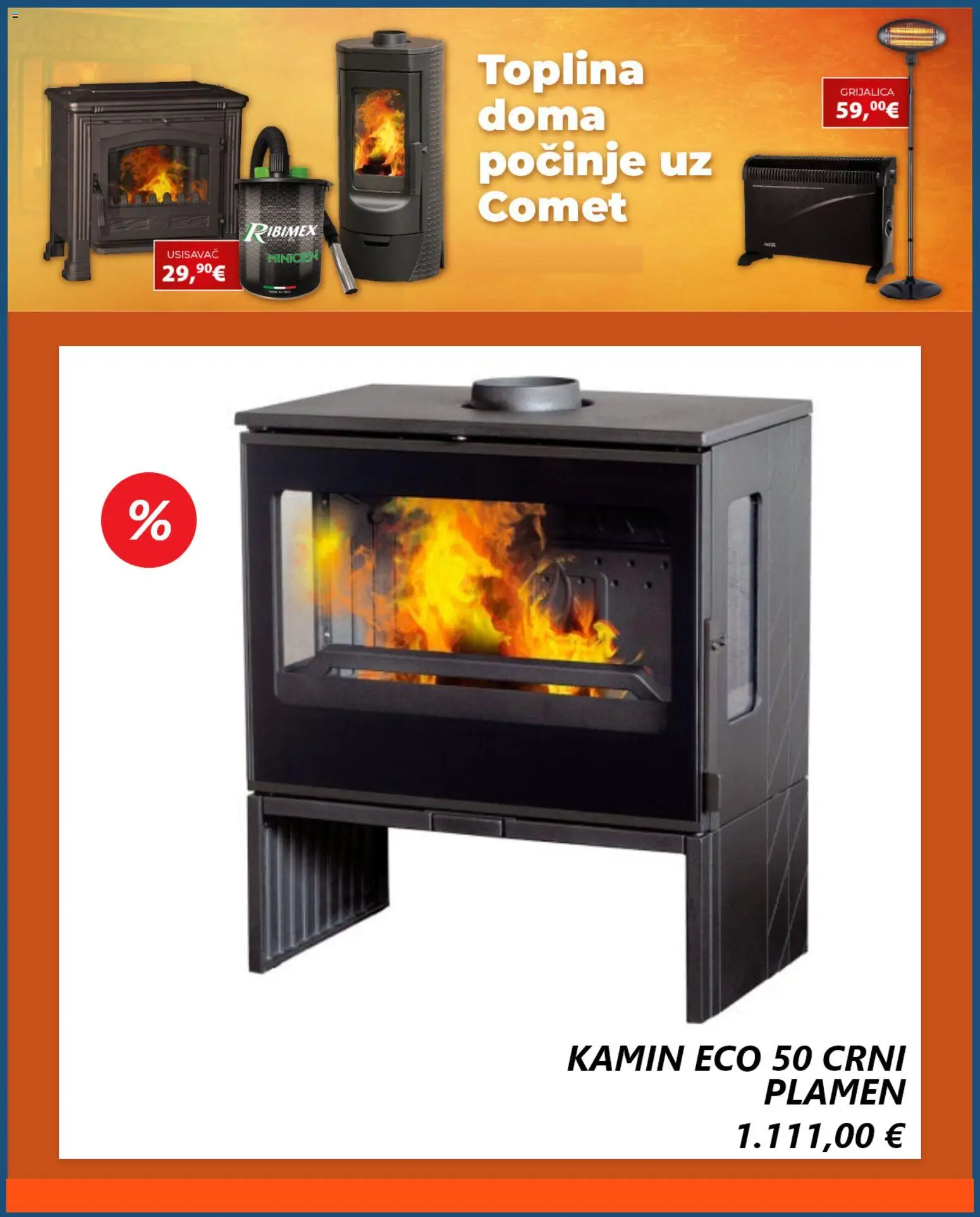 Comet katalog | vrijedi od 05.01.2026 | Stranica: 3 | Proizvodi: Usisavač, Kamin