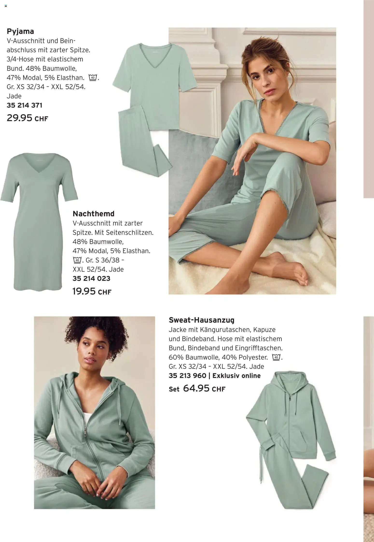 Tchibo aktionen Feminin – gültig ab 12.03.2026 | Seite: 20 | Produkte: Jacke, Hose, Pyjama