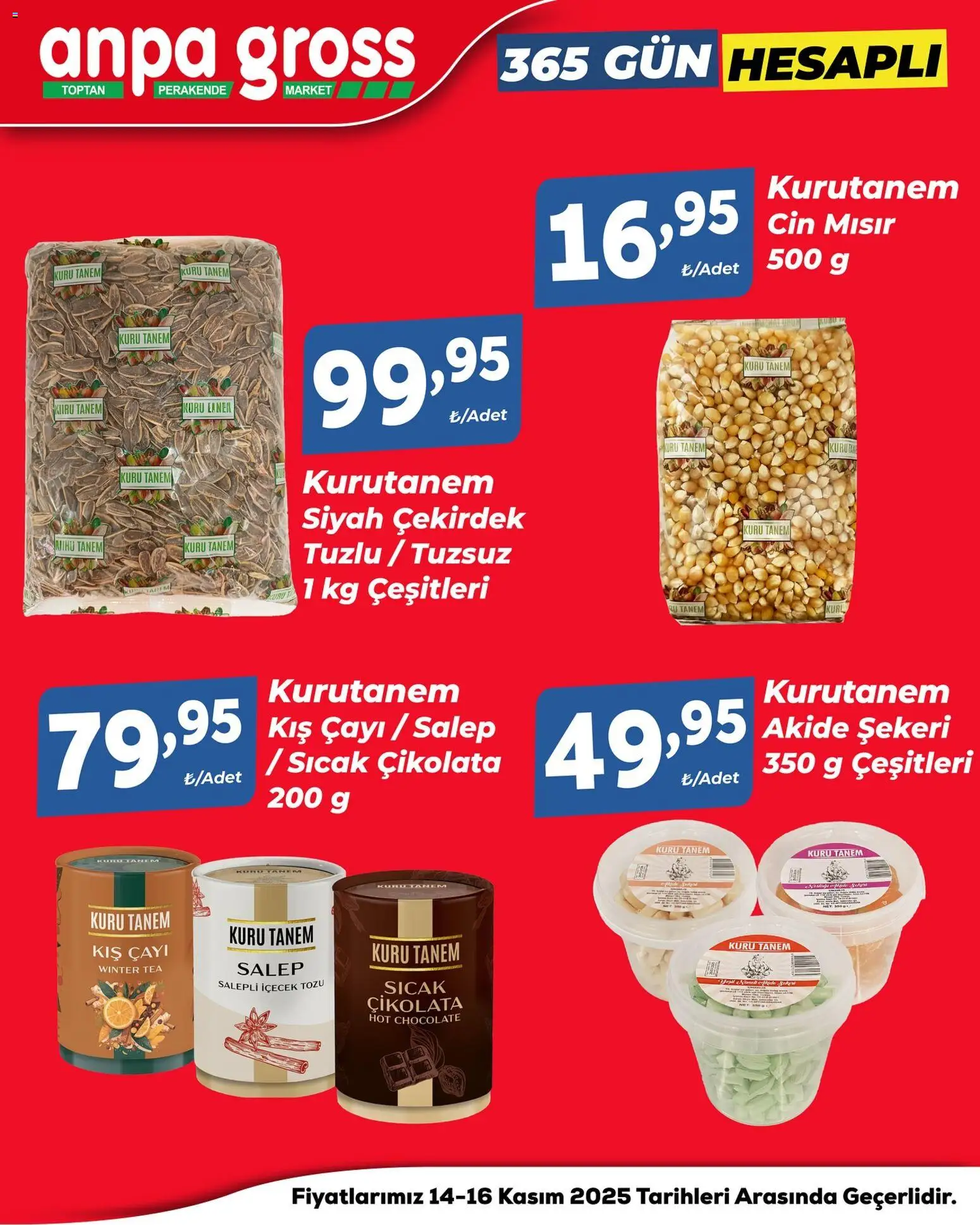 Anpa Gross Hafta Sonu Fırsatları - 14.11.2025 tarihinden itibaren geçerlidir | Sayfa: 2 | Ürünler: Çikolata, Cin, Sıcak çikolata, Mısır