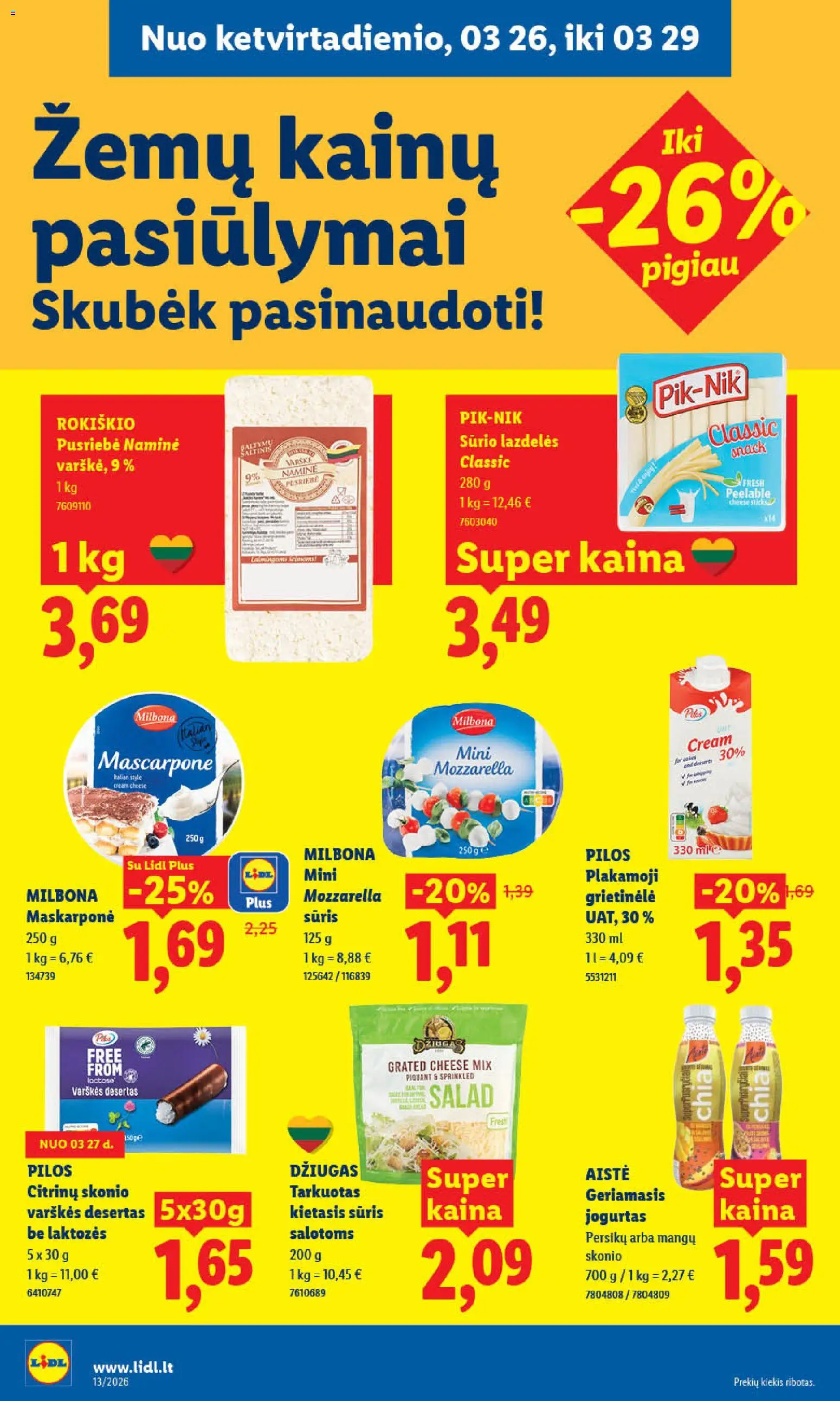 LIDL akcijos nuo 23.03.2026 | Puslapis: 26