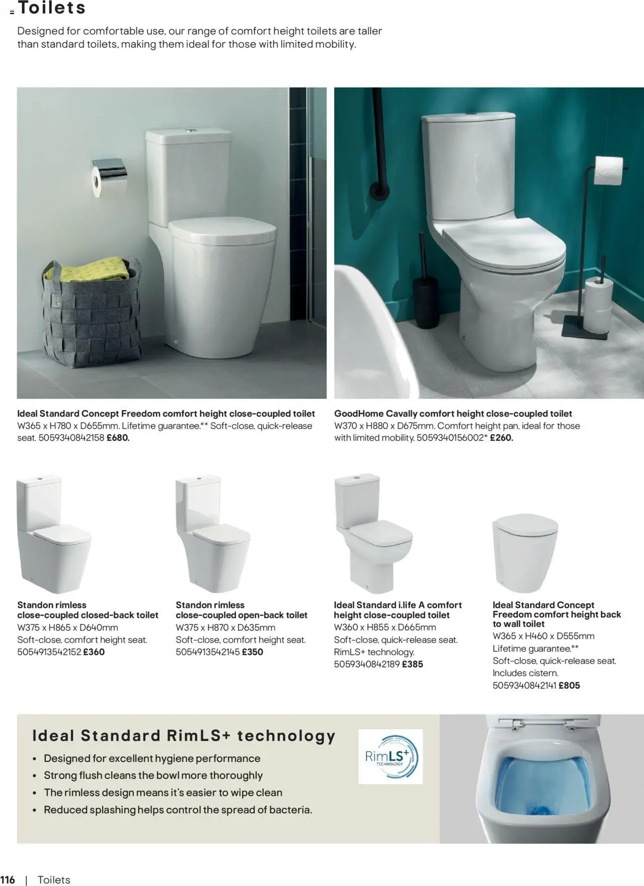  | Page: 116 | Products: Toilet, Bowl