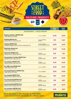 Pogląd oferty "Makro Gazetka - Street Food" - ważna od 18.07.2025