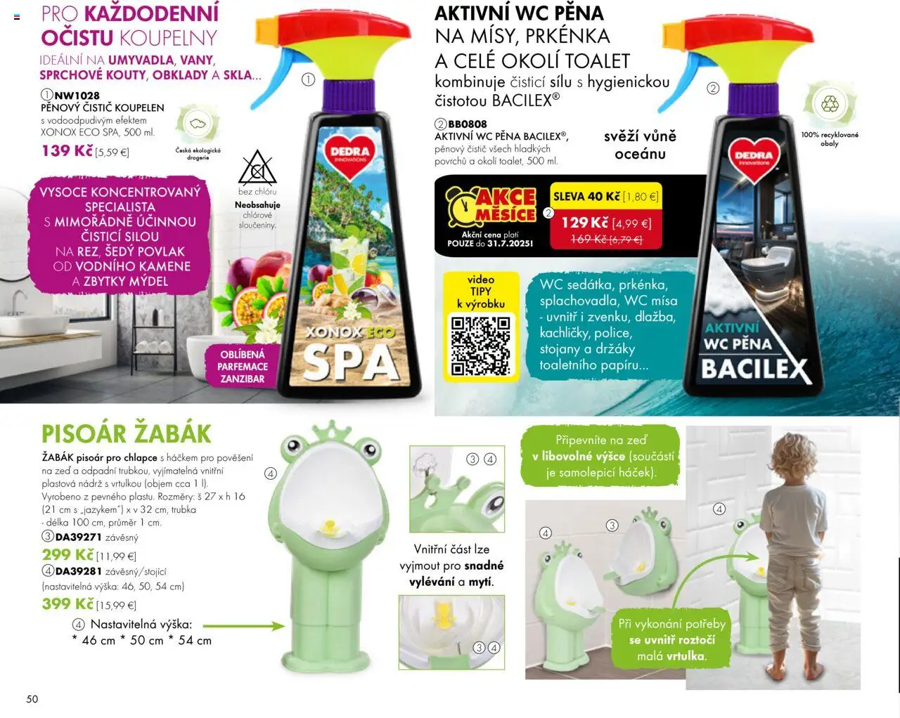 Dedra Katalog 7 2025 │ platný od 20.06.2025 | Strana: 50 | Produkty: Wc, Video