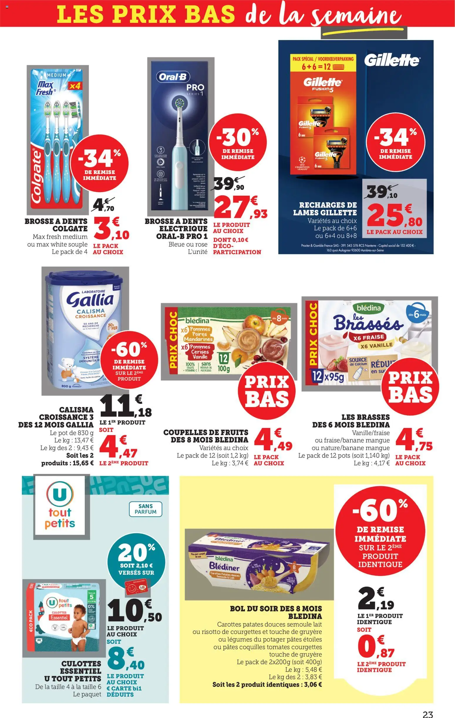 {H1} | Page: 24 | Produits: Carottes, Brosse, Brosse à dents, Pâtes