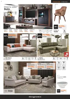 Vitorog katalog - važi od 07.08.2025 | Strana: 3 | Proizvode: Fotelja, Sto, Trosed