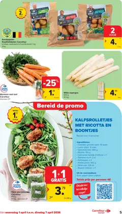 Carrefour market folder week 14 - Voorbeeld van een folder van Carrefour market, geldig van 01.04.2026 | Pagina: 5 | Producten: Wijn, Olijfolie, Pasta, Knoflook
