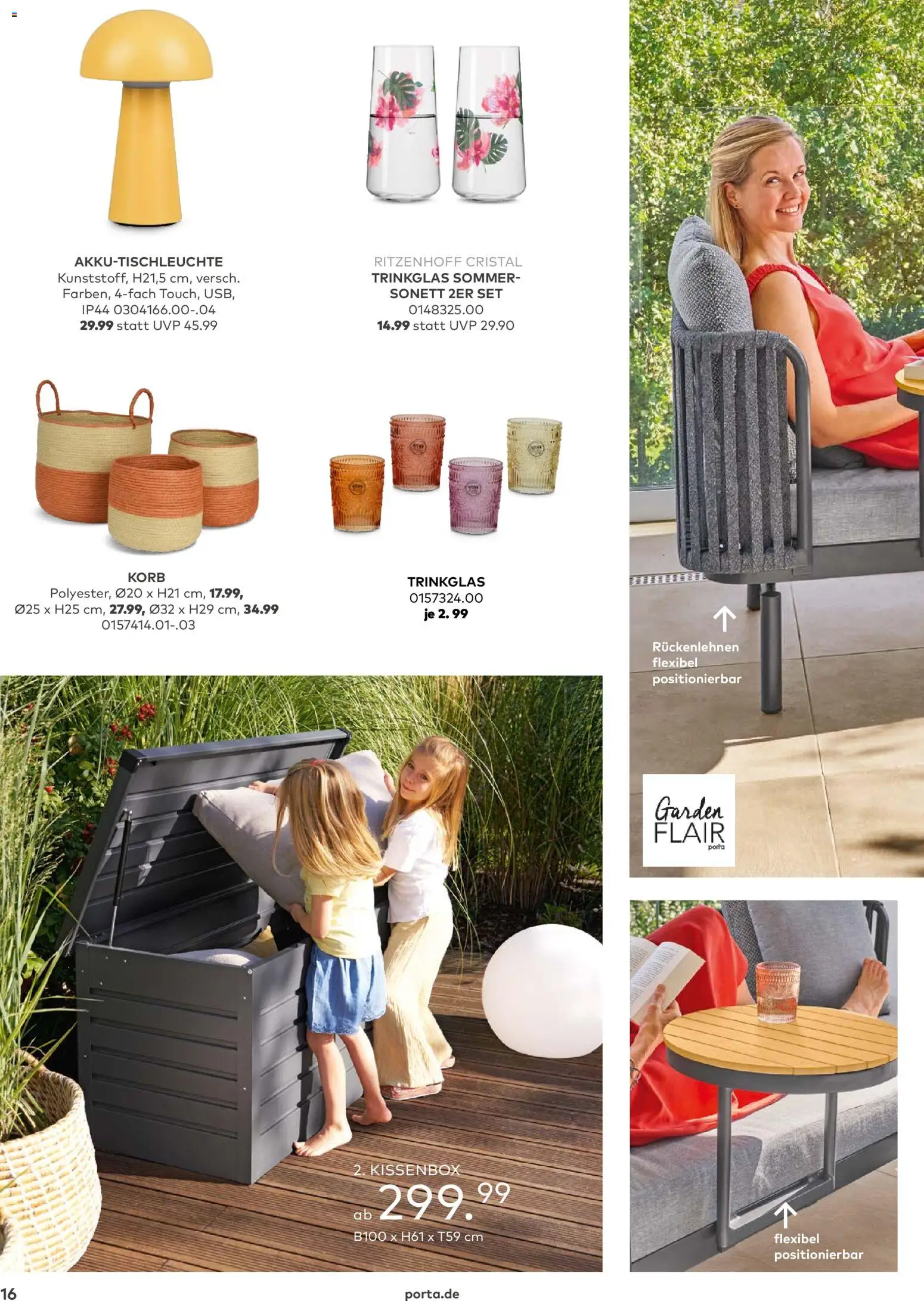 Porta! Gartenmöbel Katalog – gültig ab 01.03.2026 | Seite: 16 | Produkte: Korb