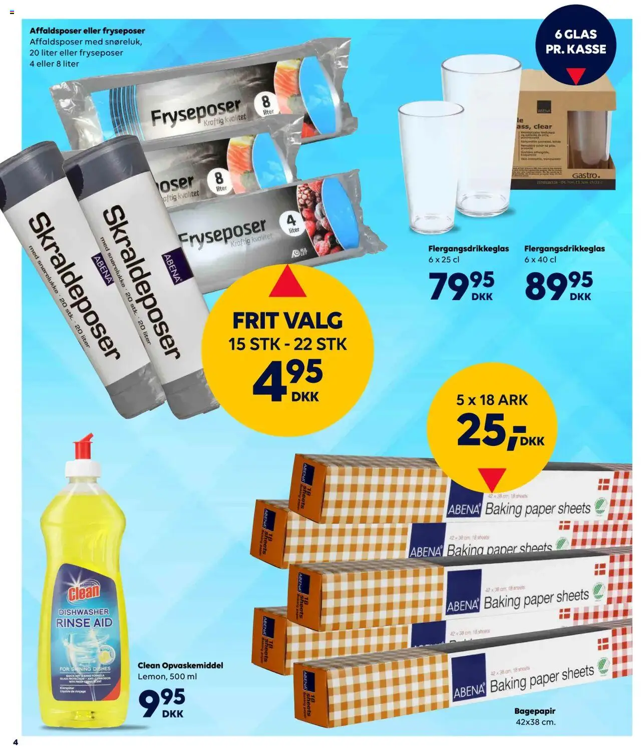 Bordershop Tilbudsavis gyldig fra 13.08.2025 | Side: 4 | Produkter: Opvaskemiddel