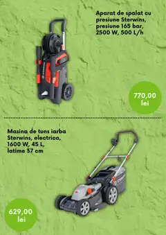 Ofertele Leroy Merlin valabile de la 27.02.2026 | Pagină: 4 | Produse: Aparat de spălat cu presiune, Mașină de tuns