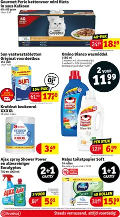 Kruidvat folder week 12 - Voorbeeld van een folder van Kruidvat, geldig van 17.03.2026 | Pagina: 50 | Producten: Allesreiniger, Tonijn, La, Wasmiddel