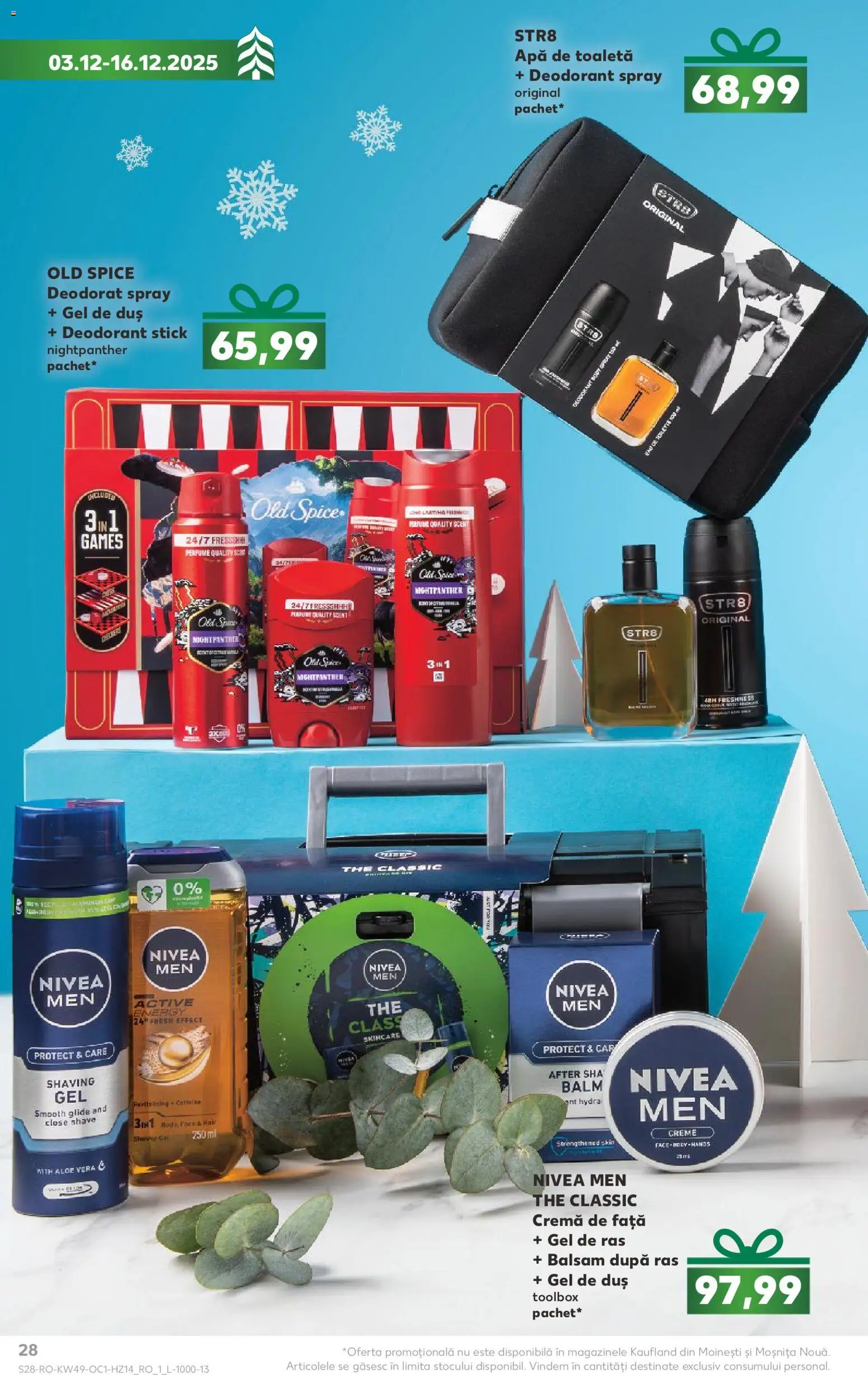 Noul catalog Kaufland – valabil de la 03.12.2025 | Pagină: 28 | Produse: Aloe vera, Apă de toaletă, Cremă, Apă