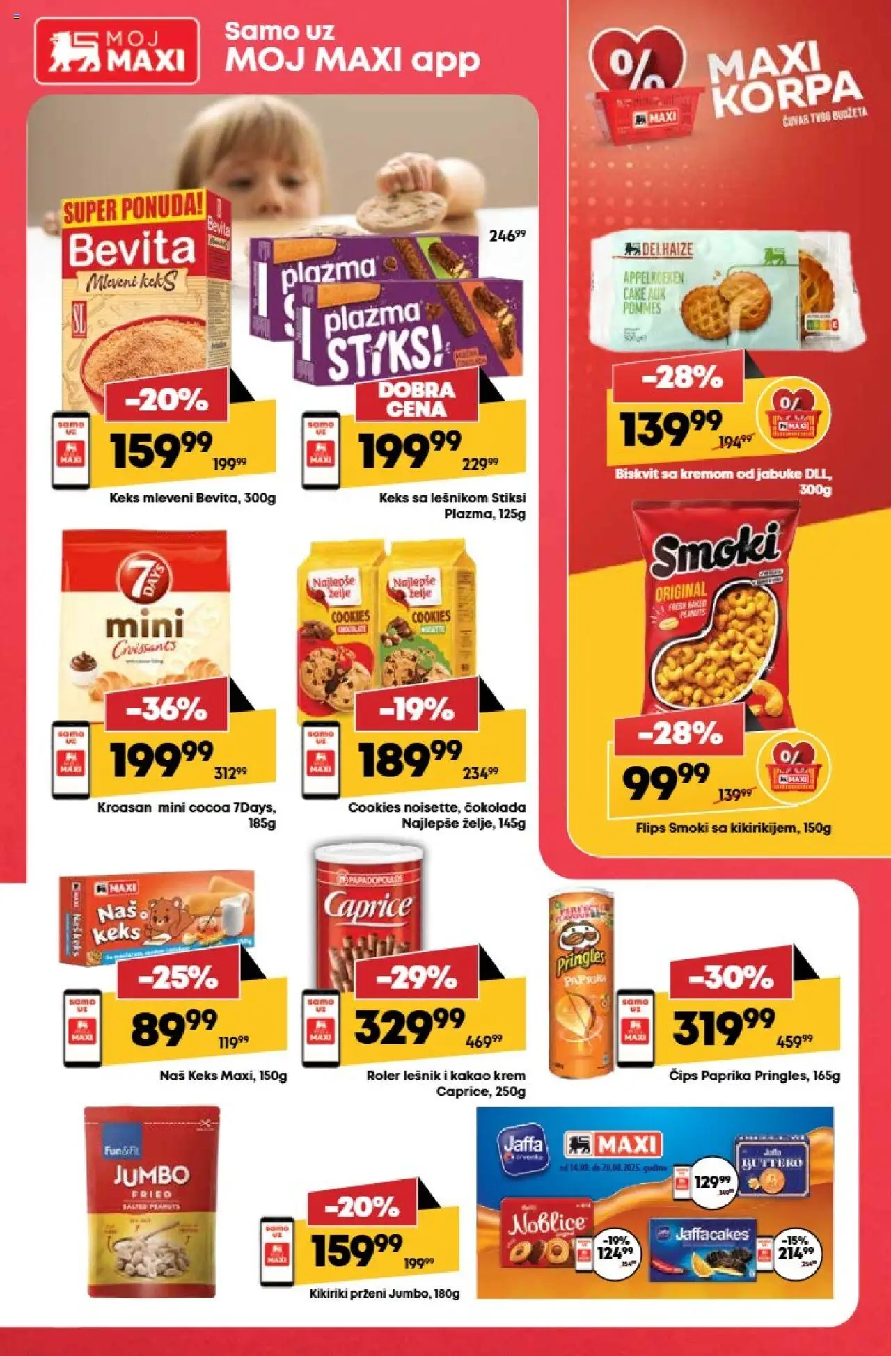 Maxi katalog - važi od 14.08.2025 | Strana: 27 | Proizvode: Čips, Lešnik, Čokolada, Jabuke