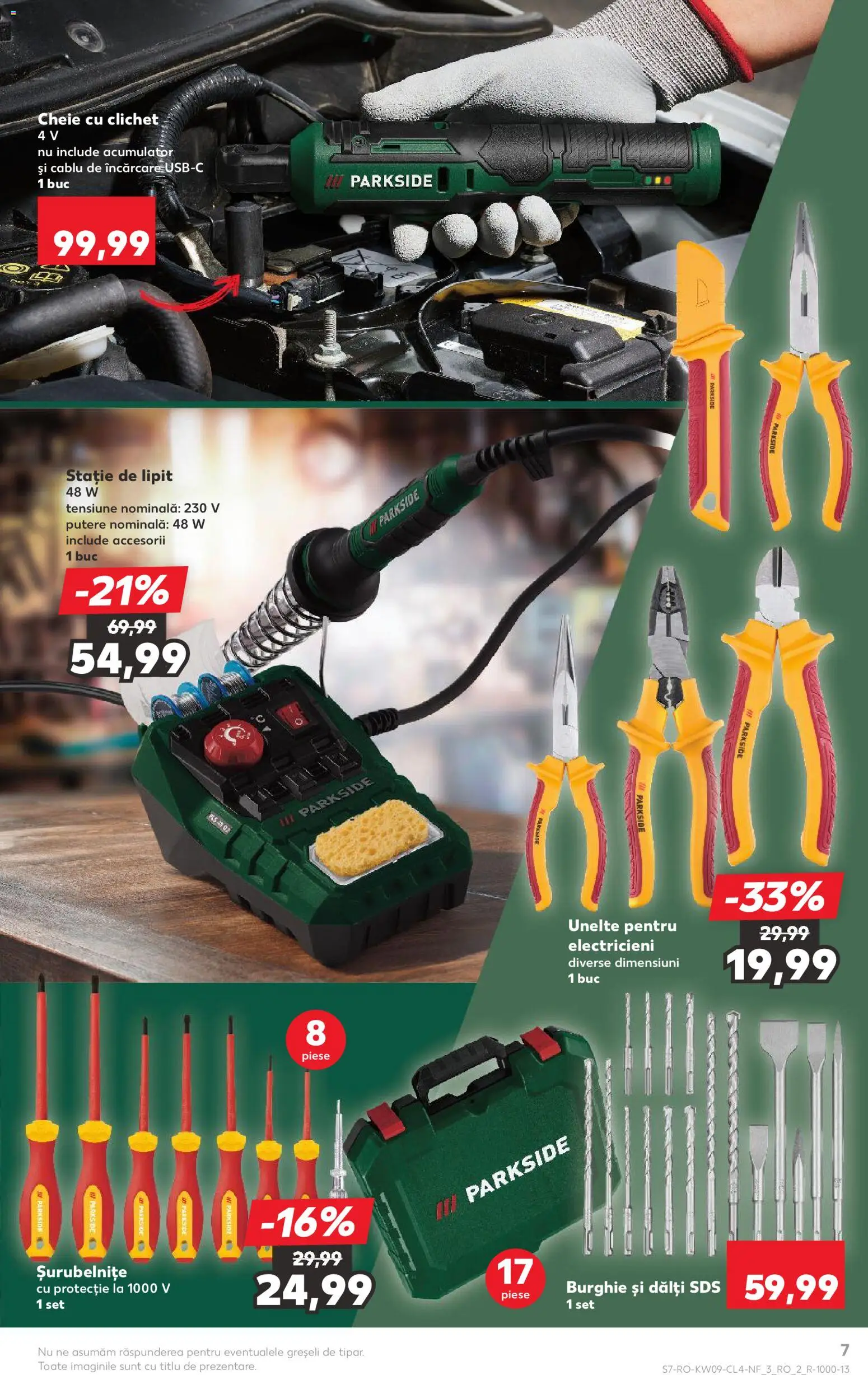 Kaufland RO akciós ujság - amely érvényes a következő dátumtól: 25.02.2026 | Oldal: 7 | Termékek: Parkside