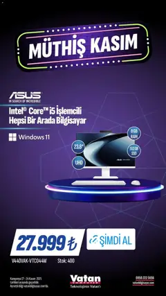 17.11.2025 tarihinden itibaren geçerli olan Vatan Bilgisayar kataloğu önizlemesi