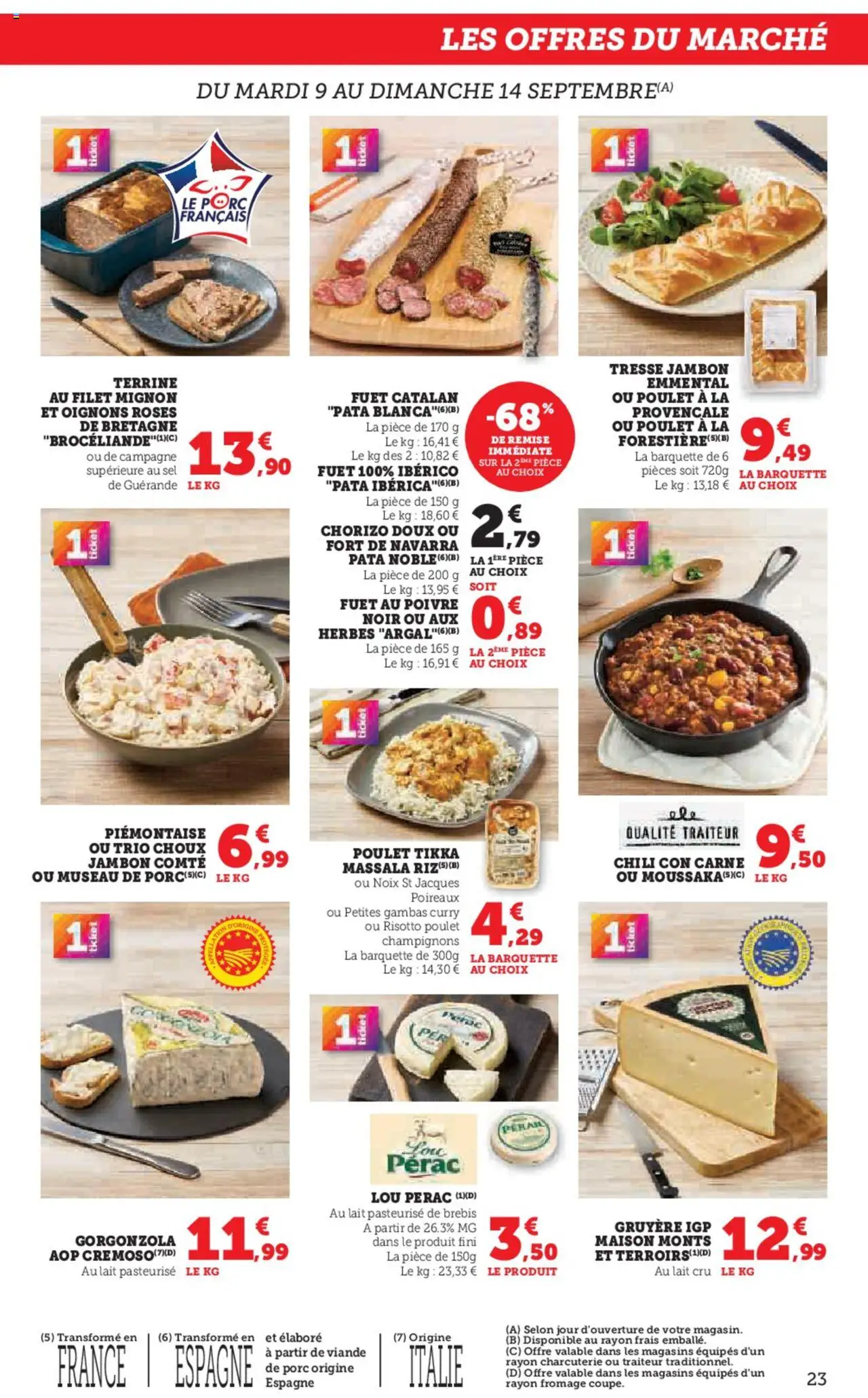  | Page: 23 | Produits: Poireaux, Poivre, Curry, Oignons