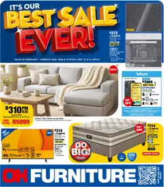 OK Furniture specials catalogue – valid from 25.02.2026 | Page: 1