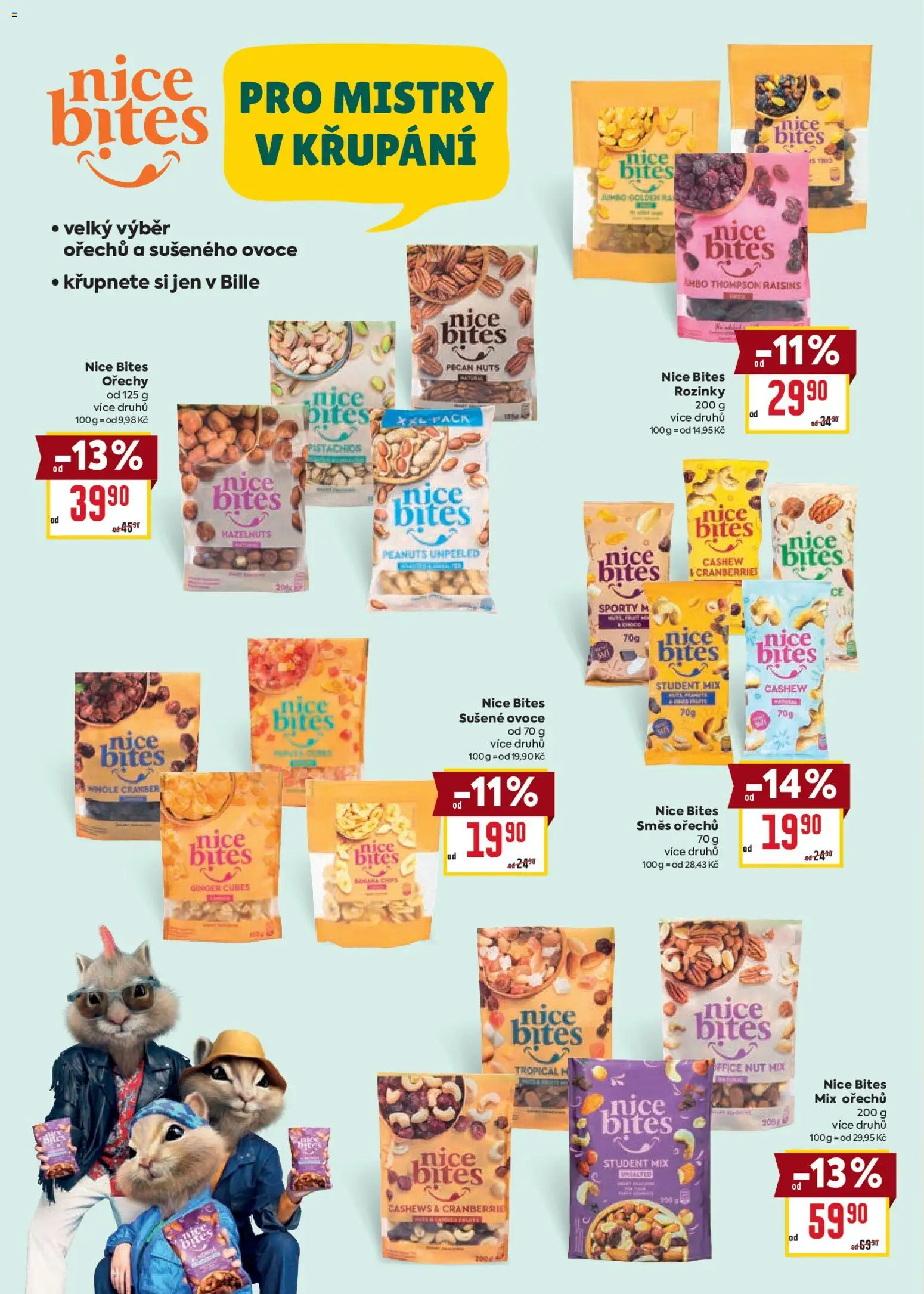 Billa leták - Delikatesy od 03.12.2025 | Strana: 12 | Produkty: Rozinky, Mix ořechů, Ořechy, Sušené ovoce