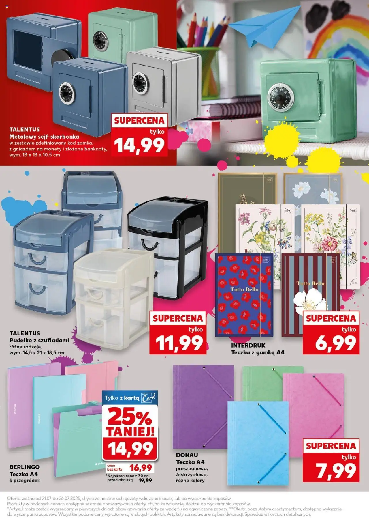 Kaufland gazetka - Do Szkoły Like A Szef od 21.07.2025 | Strona: 29 | Produkty: Karta, Pudełko