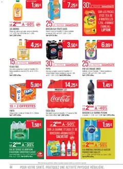 Match Supermarché - Prévisualisation de Match Supermarché - Fêtes par nos pros valide à partir de 09.12.2025 | Page: 44 | Produits: Pêche, Sel, Eau de source, Jus