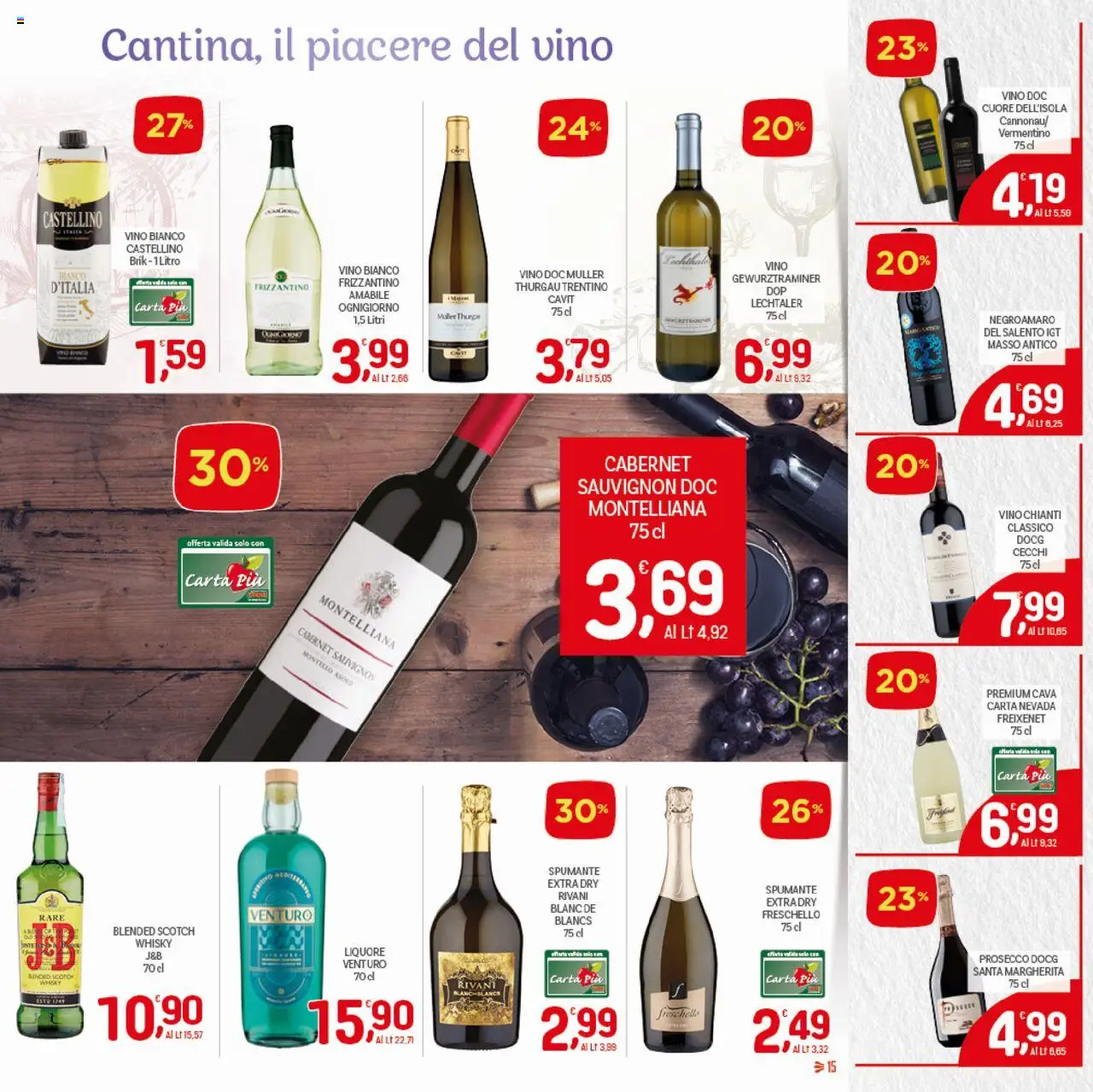 Volantino CRAI del 16.10.2025 | Pagina: 15 | Prodotti: Prosecco, Vino, Liquore, Vino bianco
