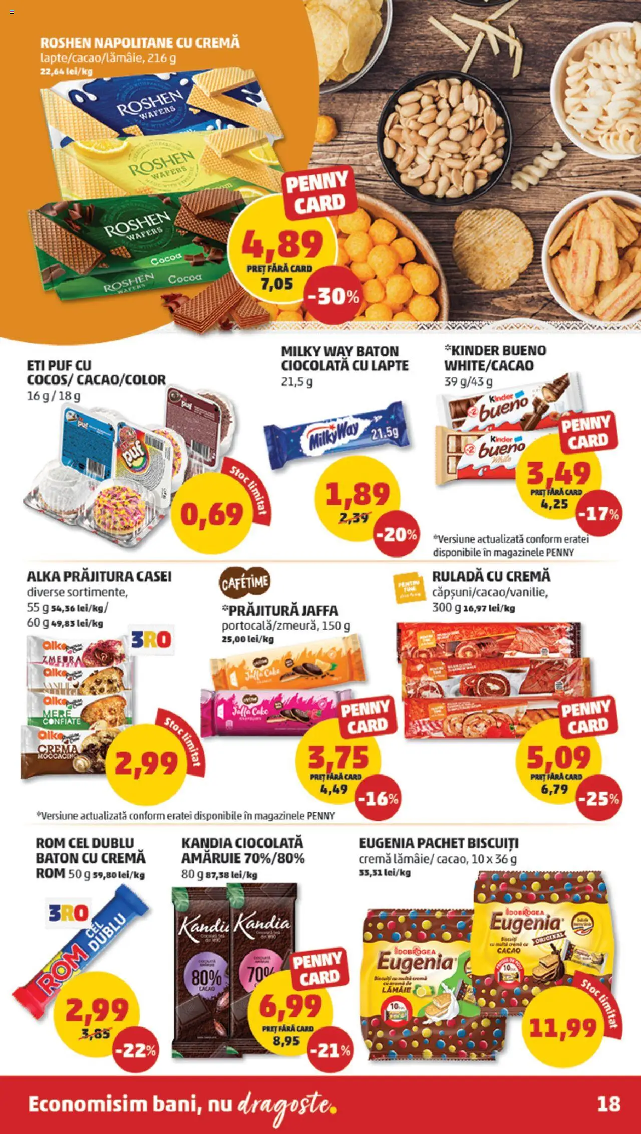 Noul catalog PENNY – valabil de la 17.09.2025 | Pagină: 18 | Produse: Prăjitură, Cremă, Mere, Lămâie