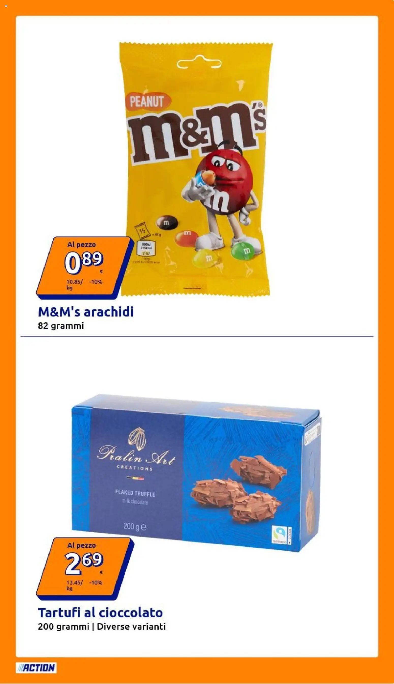 Volantino Action del 15.04.2026 | Pagina: 21 | Prodotti: Cioccolato, Arachidi