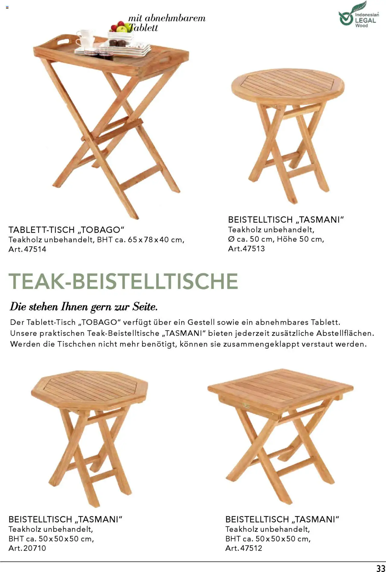 Rahaus Prospekt Gartenmöbel – gültig ab 07.04.2025 | Seite: 33 | Produkte: Beistelltisch