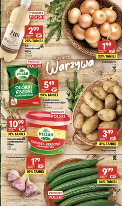 Pogląd oferty "Delikatesy Centrum gazetka" - ważna od 26.03.2026 | Strona: 11 | Produkty: Czosnek, Kapusta, Kapusta kiszona, Ogórki