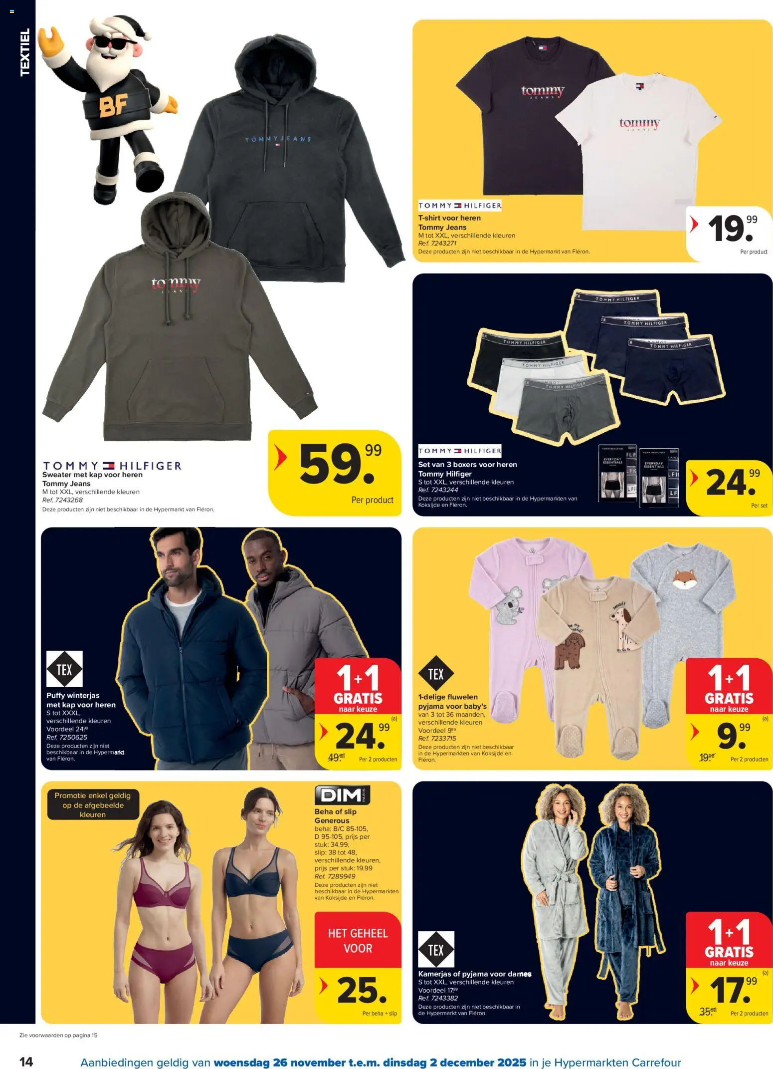 {H1} | Pagina: 14 | Producten: Slip, Boxers, Winterjas, Pyjama