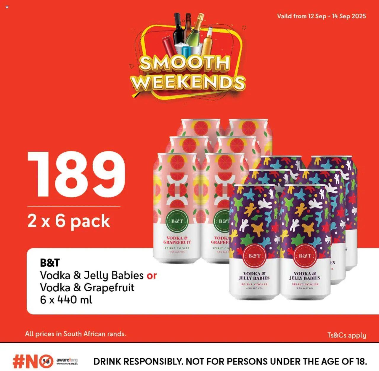 New Makro catalogue – valid from 12.09.2025 | Page: 11 | Products: Cooler, Vodka, Grapefruit