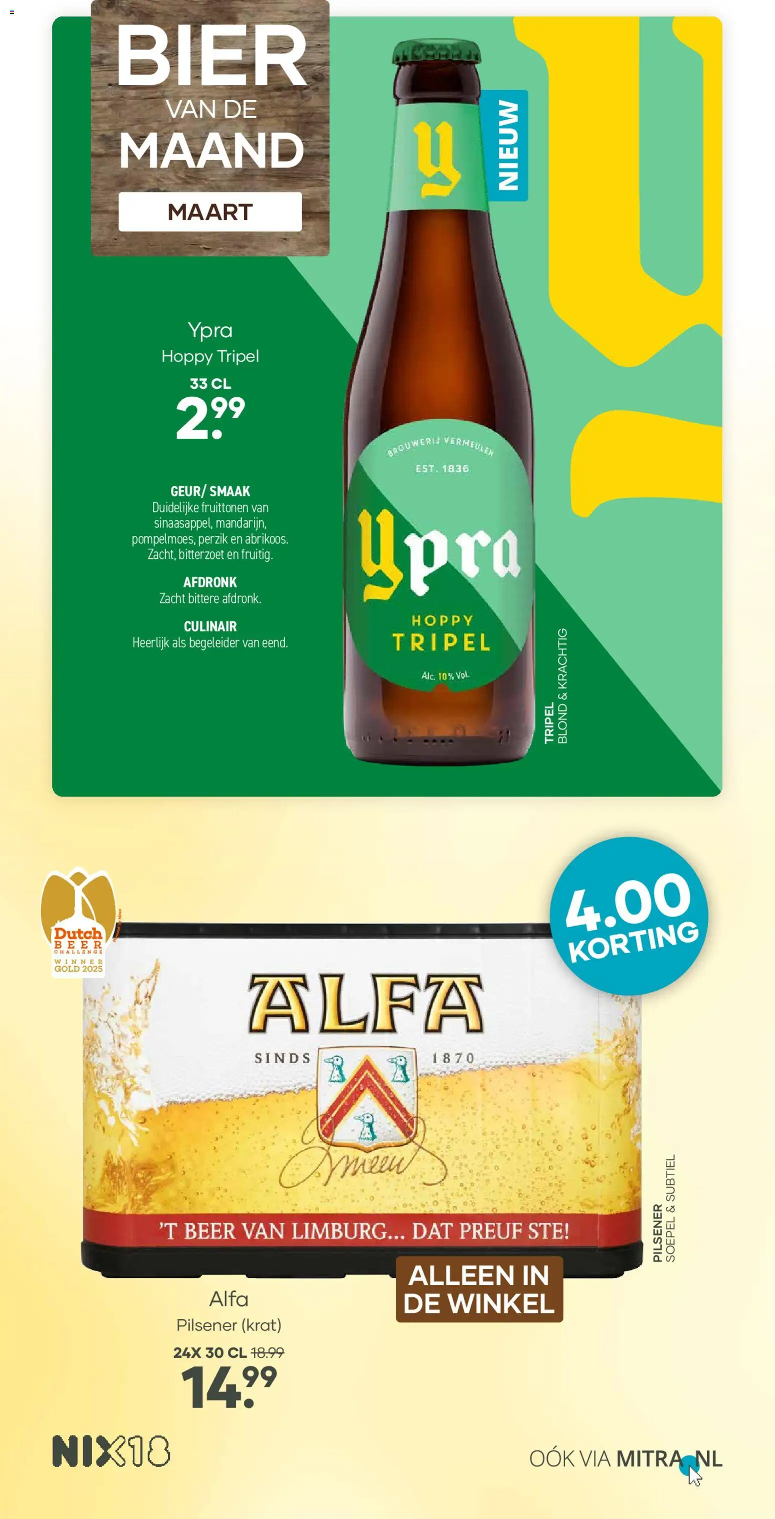 {H1} | Pagina: 14 | Producten: Bier