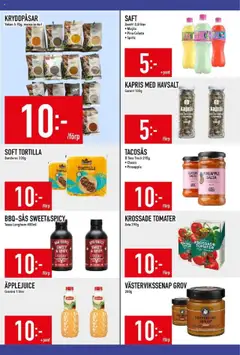 Matdax - erbjudanden - Förhandsvisning av reklamblad från butik Matdax aktuell från 13.10.2025 | Sida: 15 | Produkter: Tortilla, Salsa, Kapris, Tomater