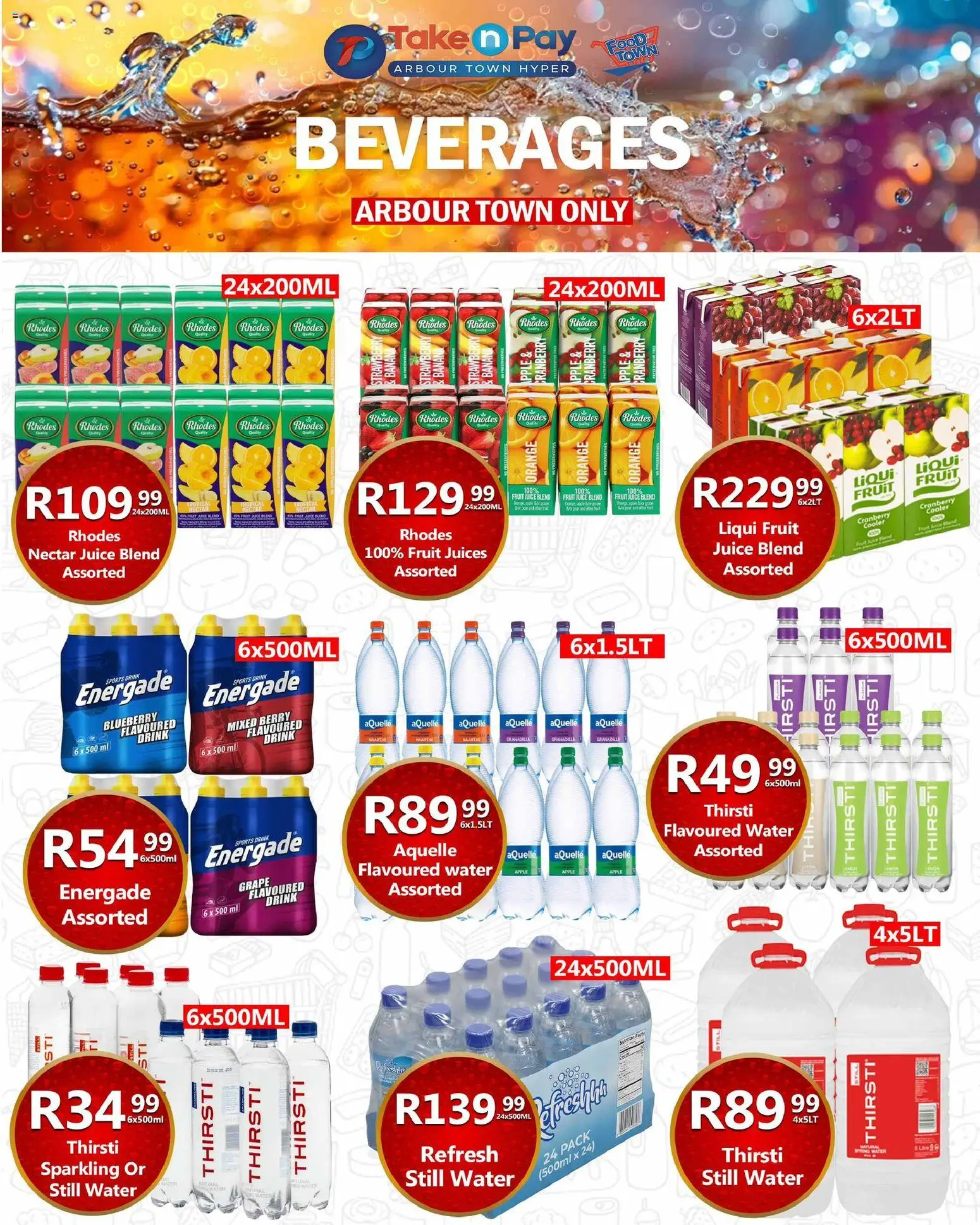 New Take n Pay catalogue – valid from 06.04.2026 | Page: 31 | Products: Cesto para colada, Cooler, Juice, Fruit