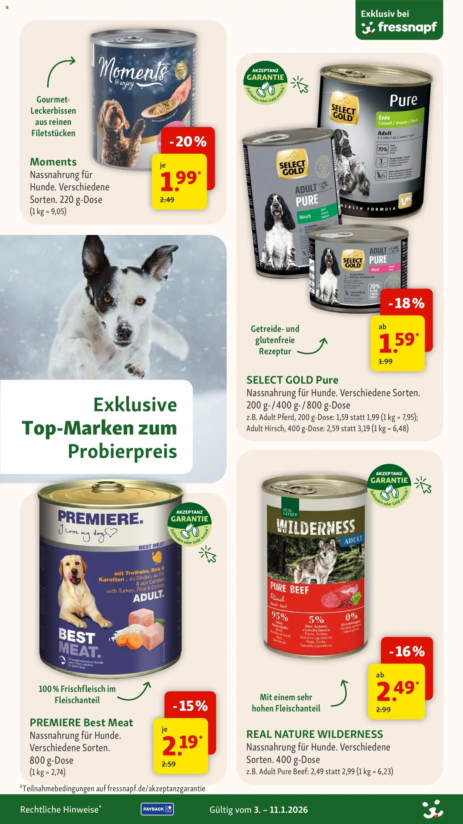 Fressnapf Aktionen – gültig ab 03.01.2026 | Seite: 16 | Produkte: Reis, Getreide