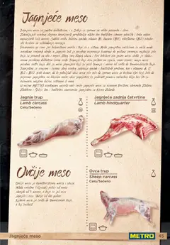 Metro katalog meso - pregled Metro kataloga - važi od 11.11.2024 | Strana: 45 | Proizvode: Jagnjeće meso, Sto
