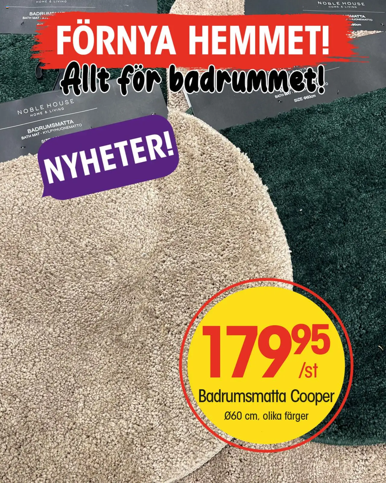 EKO reklamblad aktuell från 25.08.2025 | Sida: 2 | Produkter: Badrumsmatta